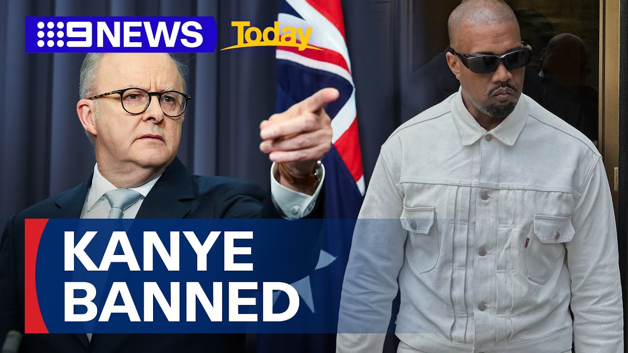 Kanye West’s Australian visa stripped over anti-Semitic song | 9 News Australia