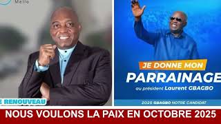 AHOUA DON MELO CANDIDAT , PLAN B DU PPA-CI 