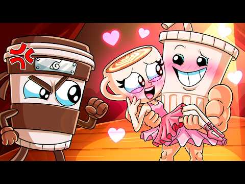 La BATALLA por el AMOR de BALLERINA CAPPUCCINA!? Italian Brainrot Animación