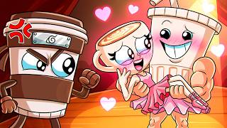 La BATALLA por el AMOR de BALLERINA CAPPUCCINA!? Italian Brainrot Animación