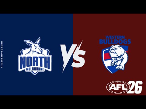 NORTH MELBOURNE vs W. BULLDOGS AFL 26 HIGHLIGHTS GOALS MATCH | PS5