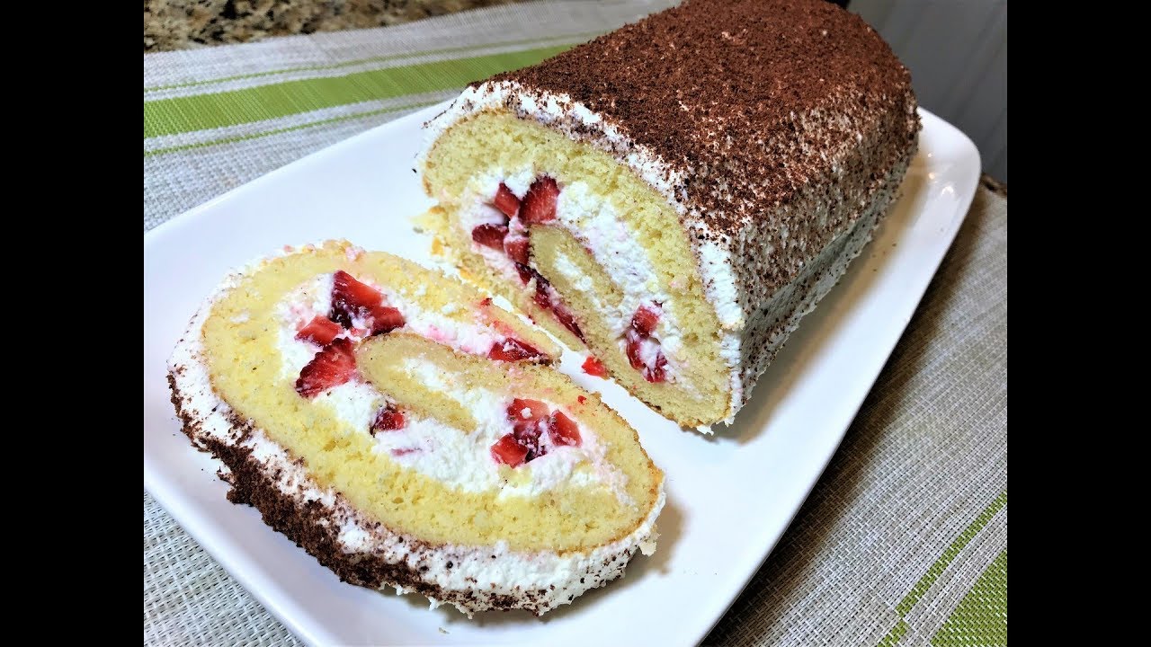 Простой Рулет на Сгущённом Молоке. Это безумно вкусно, попробуйте!