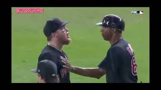 Fanáticos de los New York Yankees agreden e insultan a jugadores de los Cleveland Guardians