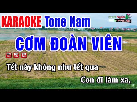 Cơm Đoàn Viên Karaoke Tone Nam Rumba Ngân Ngân – Nhạc Sống Thanh Ngân