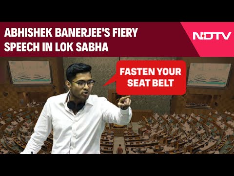 Abhishek Banerjee Parliament Speech | "Fasten Your Seat Belt…" TMC MP's Fiery Speech
