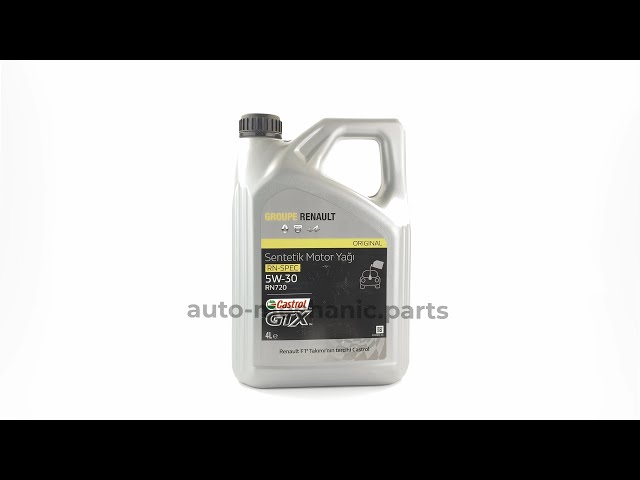 Моторное масло RENAULT CASTROL RN 720 5W-30, 4 литра, видео - интернет-магазин Auto-Mechanic