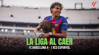 FC BARCELONA 4 - 1 RCD ESPANYOL 🔥 OTRO DERBI Y A9 ☝ CON LA MIRA EN MADRID 🙏