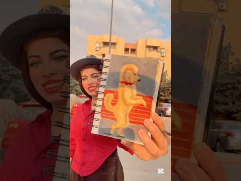 رسمت احلي كلب شوفته في حياتي 🥹 #art #الرسوم #drawing #shortvideo