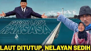 Pagar Laut Misterius Membentang di Tangerang–Cilincing, Nelayan Resah!