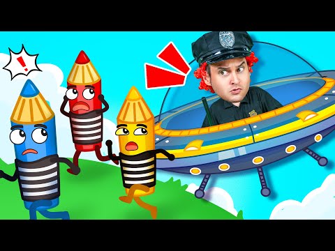 Who Took the Crayon? 🖍️🎨 Find the Color! 🎶 Fun Nursery Rhymes & Kids Songs