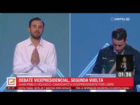 DEBATE VICEPRESIDENCIAL 2025 SEGUNDA VUELTA