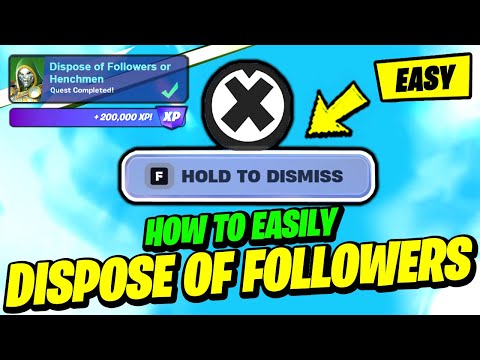 How to EASILY Dispose of Followers or Henchmen - Fortnite Doctor Doom Quest