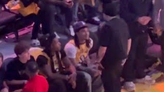 yeat pressed me at bronny's first game.