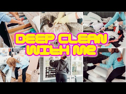 DEEP CLEAN WITH ME! | ALL DAY CLEANING MOTIVATION | SAHM