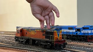 Unboxing & Testing My New Loco WDG3A Kingfisher Livery in Ho Scale | Indian Model Train | Dcc model