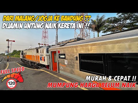 BARU TAHU‼️ TERNYATA KERETA INI PALING WORTH IT UNTUK PERJALANAN DARI MALANG/JOGJA KE BANDUNG LOH