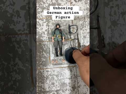 German world war 2 soldier action figure unboxing #unboxing #ww2 #soldier #fyp #shorts #trending