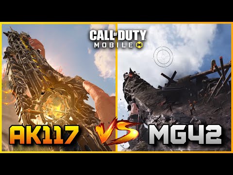 MG42 VS AK117 WHICH IS BEST IN CODM BATTLE ROYALE ?