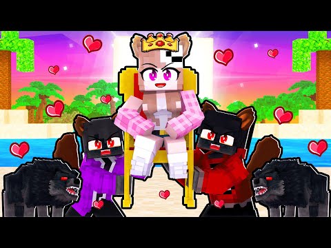 LAYSA virou a RAINHA DOS LOBOS no MINECRAFT!