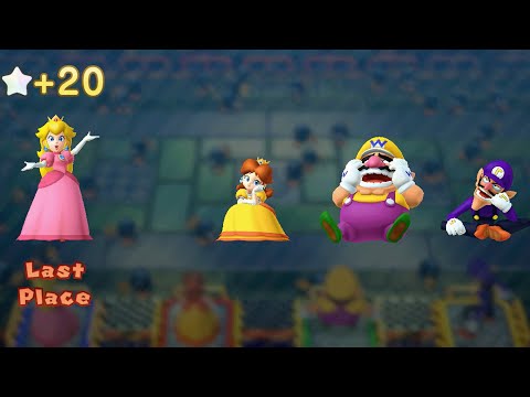 Mario Party 10 - Peach vs Daisy vs Wario vs Waluigi - Airship Central