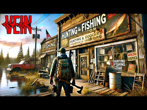 Hunting & Fishing Store! Post Apocalyptic Survival | Vein Gameplay [E5]