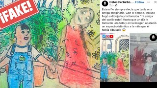 El Niño Que Dibujo A Su Amiga Imaginaria 👻| Desmintiendo Imágenes Con Historias De Terror #30