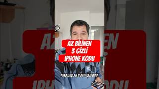 iPhone’lara Ozel 3 Gizli Kod! #shorts