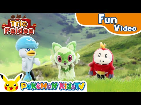 Pokémon Puppet Theater - The Paldea Trio "The Hungry Trio" (Indonesian Ver.) | Pokémon Kids TV​