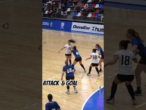Attack & Goal #youtubeshorts #shorts #handball #women