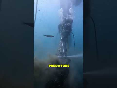 Why do thousands of fish gather under an oil platform?