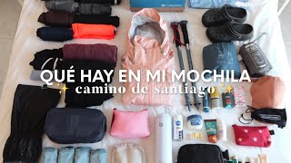 QUÉ HAY EN MI MOCHILA para CAMINO DE SANTIAGO 🌷🤎