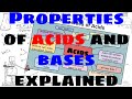 Exploring the Properties of Acids and Bases