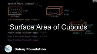 Surface Area of Cuboids