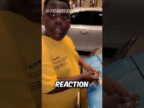 He Touched a Rolls-Royce Logo! 🚗😂 (@travelerpin}