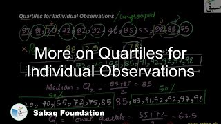 More on Quartiles for Individual Observations