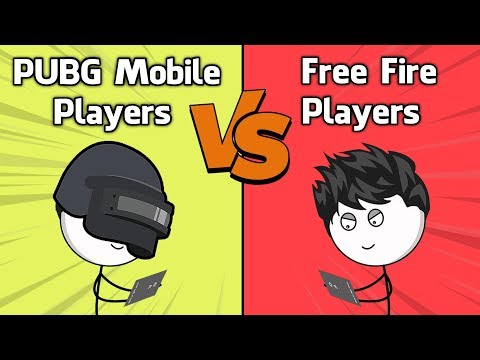 PUBG Mobile Gamers VS Free Fire Gamers