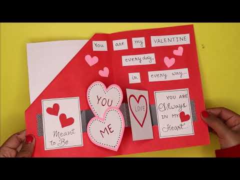 DIY Valentine's Day Card/How to make Valentine's Day Card/Valentine's Day Gift Ideas