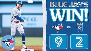 Blue Jays score early and often, rout Royals in series opener!