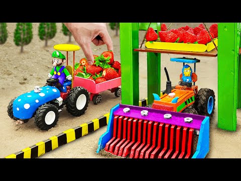 Top diy tractor making Garden Raise and Lower Automatic | diy Strawberry Garden in the Sky