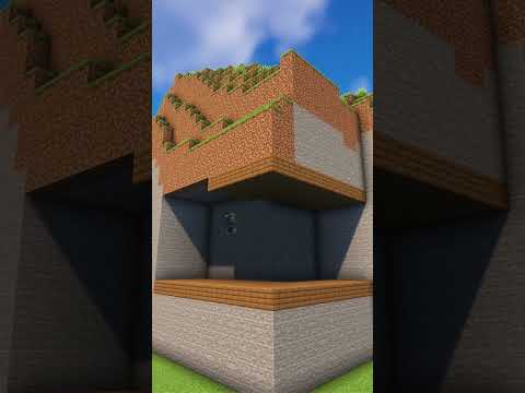 Minecraft Modern Mountain House🏠 #shorts