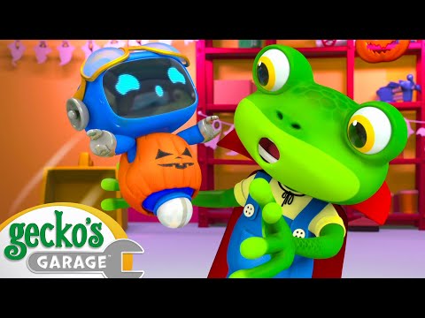 The Spooky Season Song | Gecko's Garage Songs｜Kids Songs｜Trucks for Kids