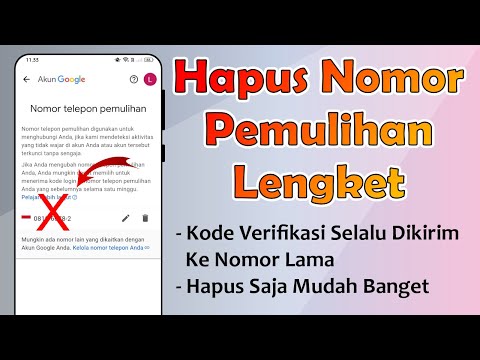 Cara Menghapus Nomor Pemulihan Akun Google Yang Lengket