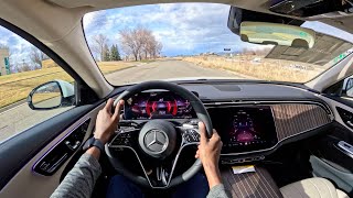 2025 Mercedes-Benz E 450 Sedan Review | 375 HP AWD Test Drive & Luxury Interior