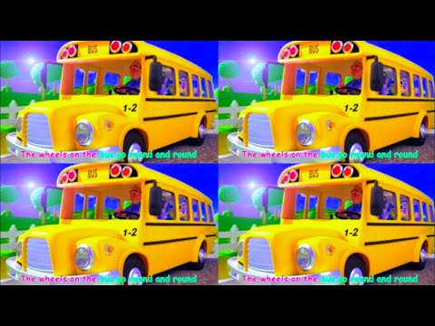 Wheels On The Bus Song ( Kid's Version) | @jircreation | Nursery Rhymes & Kids Song