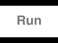 Running Techniques and Efficiency Tips