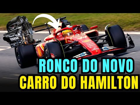 FERRARI LIGA NOVO CARRO DO HAMILTON E LECLERC | ESCUTE O RONCO | FORMULA 1