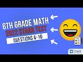 Exploring Key Concepts in 6th Grade Math Test Questions