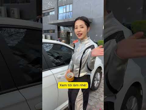 Chìa khóa xe hết pin, không mở được cửa xe? Mở cửa xe mà không tốn một xu! #tips #short