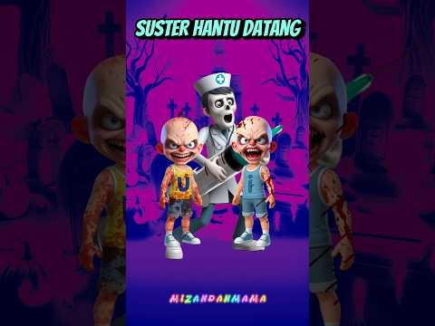Upin Ipin jadi hantu akibat hantu suster rumahsakit hantu #upinipin #animasi