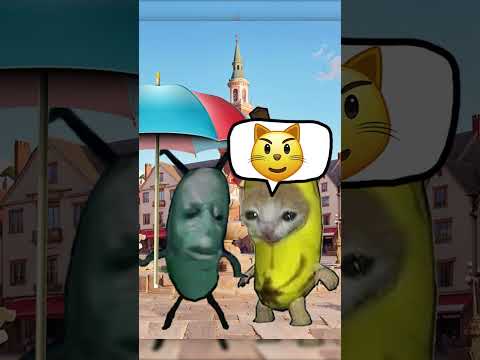 Banana Cat 🍌🐱 Helped Plankton 🤝🦠 And Regretted It 😩